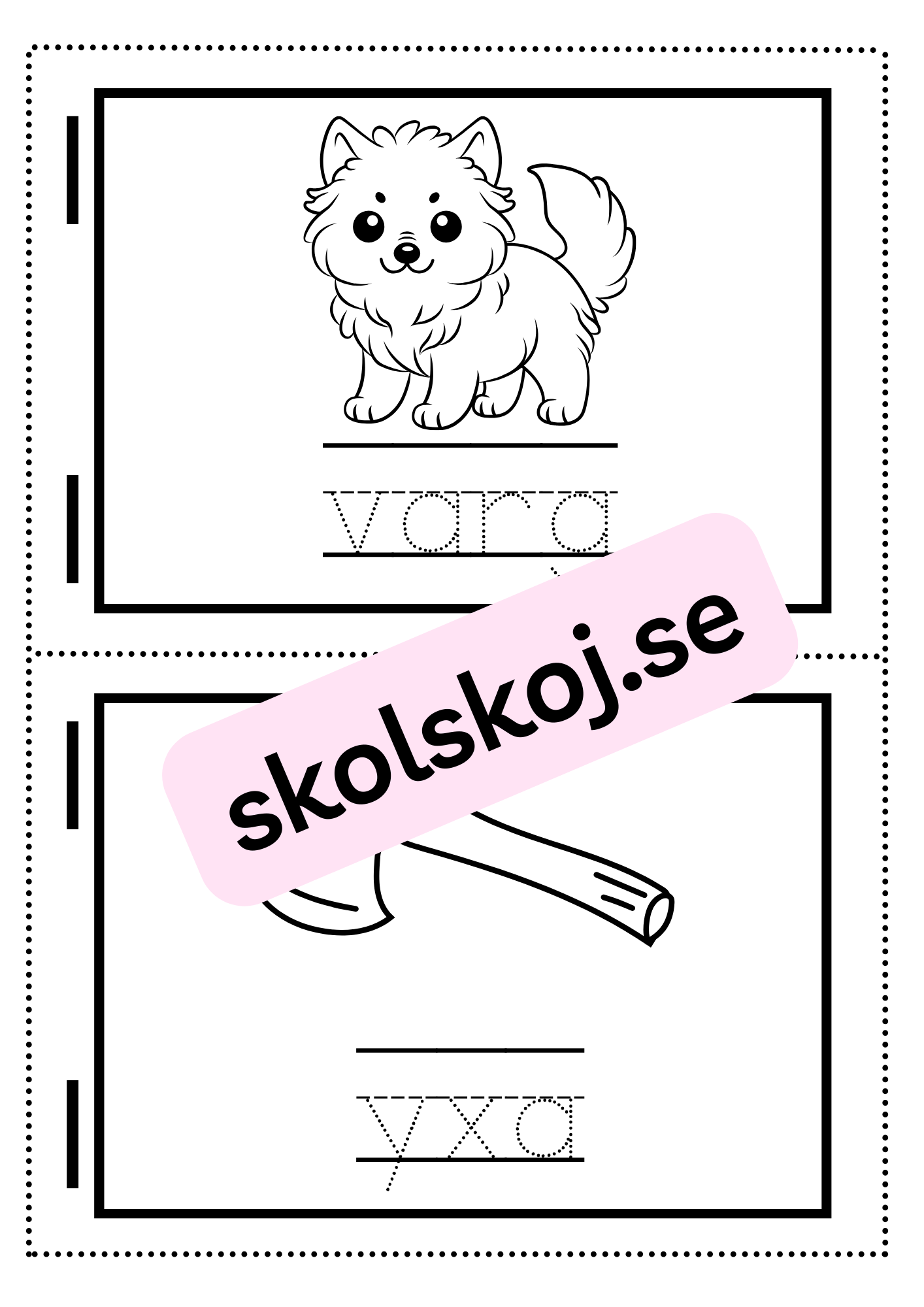 Min skrivbok - Minibok - 40 sidor