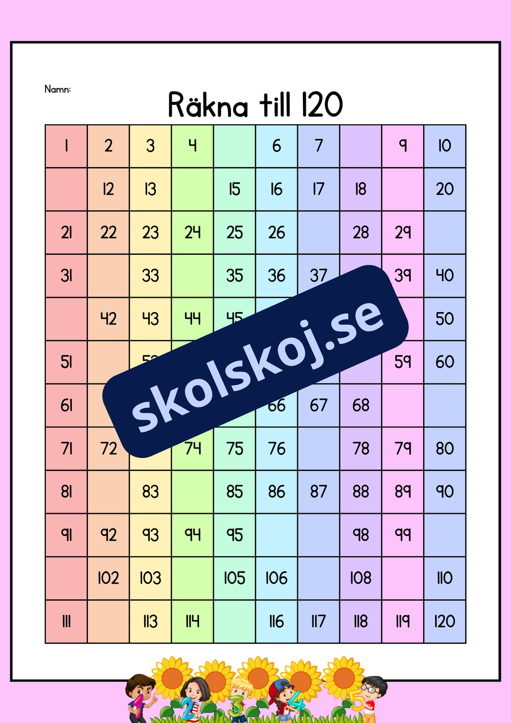 Räkna till 120