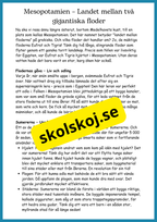 Antikens värld: En tidsresa runt Medelhavet + frågor - Åk 4 - 9