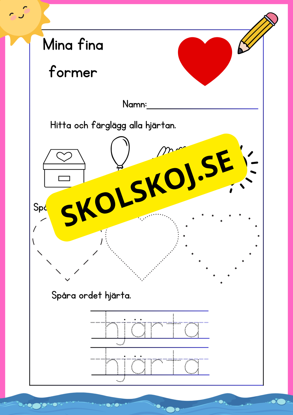 Mina fina former - Fk - Åk 3