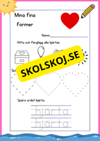 Mina fina former - Fk - Åk 3
