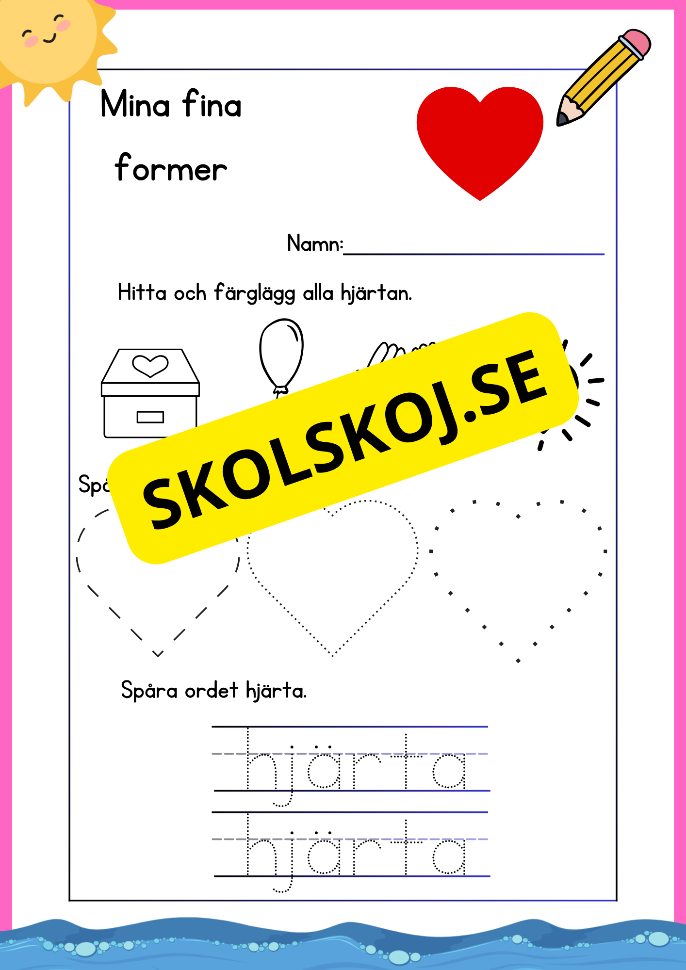 Mina fina former - Fk - Åk 3
