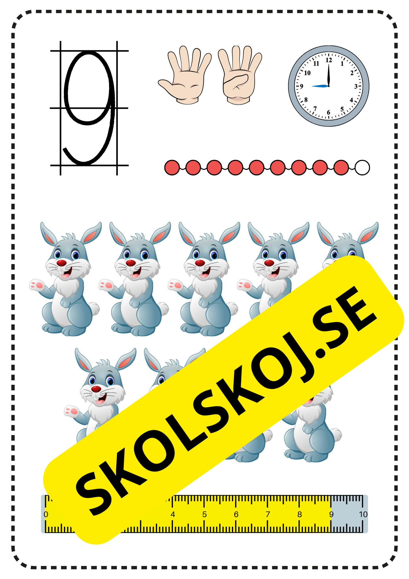 Sifferplanscher 1–10