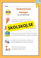 Sommarord och meningar