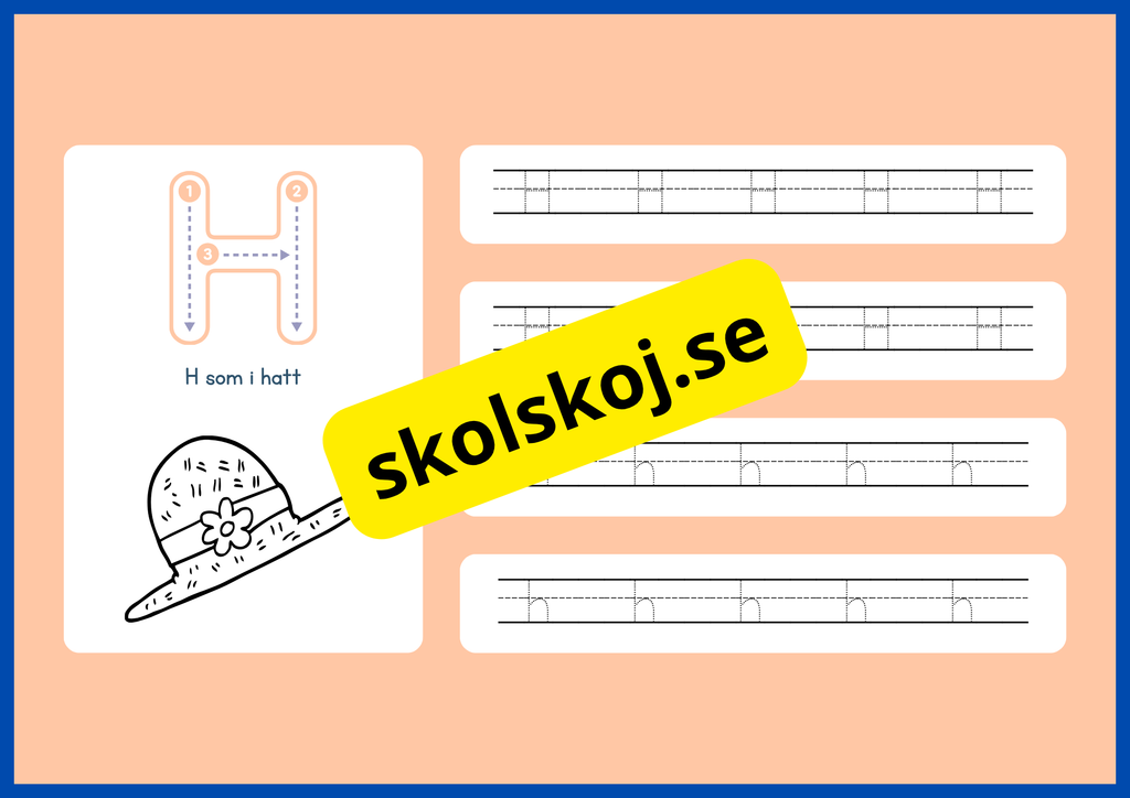 Jag lär mig alfabetet - Spåra bokstäver - Häfte