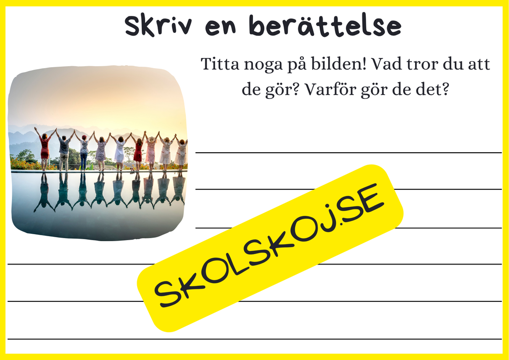 Skriv en berättelse - Skriv till bilden
