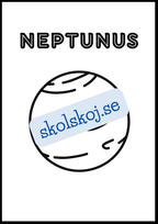 Målarbok - Solsystemet