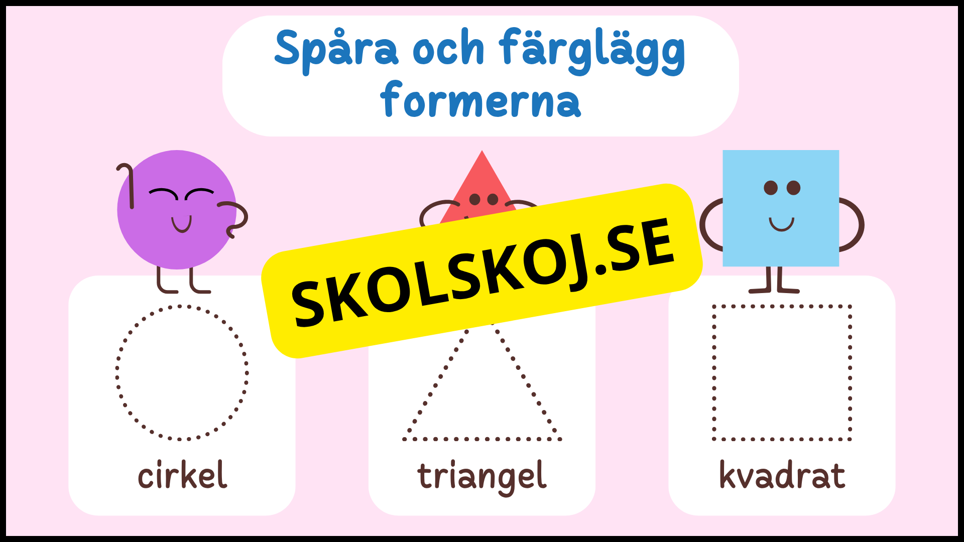 Vi lär oss former - Häfte - Fk - Åk 1