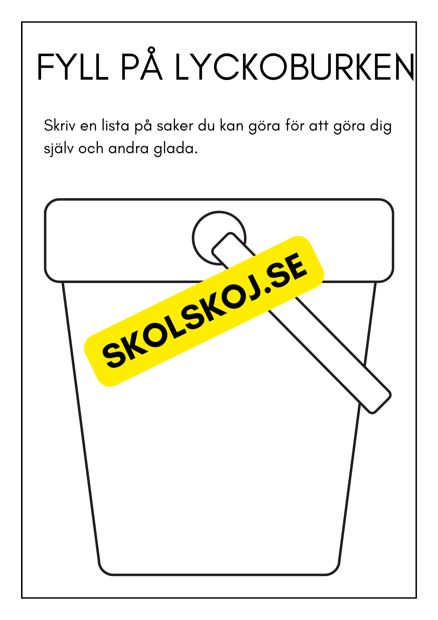 Fröken jag är klar - Blandade uppgifter