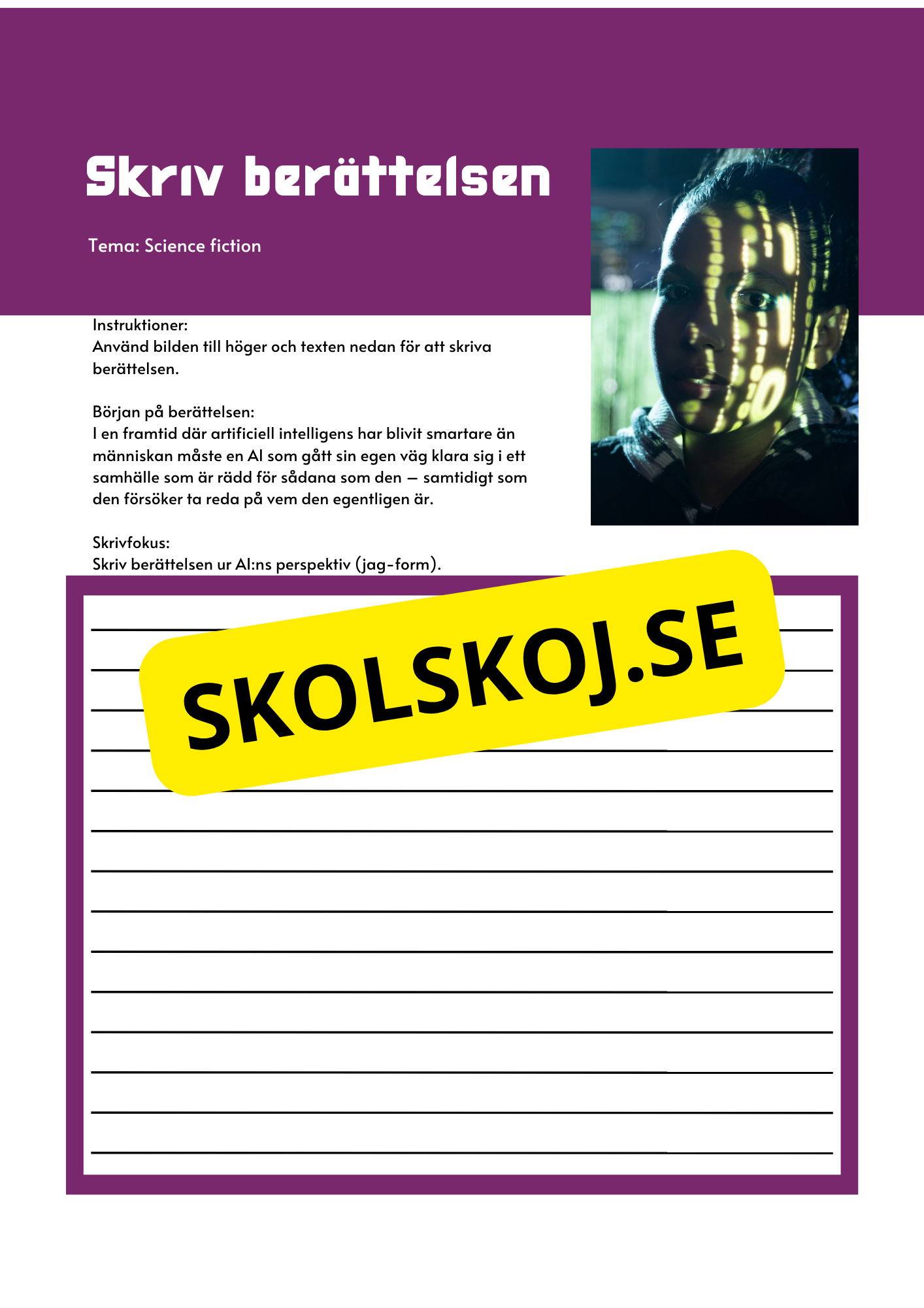 Skriv berättelsen - Häfte