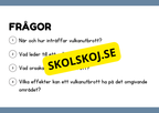 Naturliga katastrofer - Läsförståelse