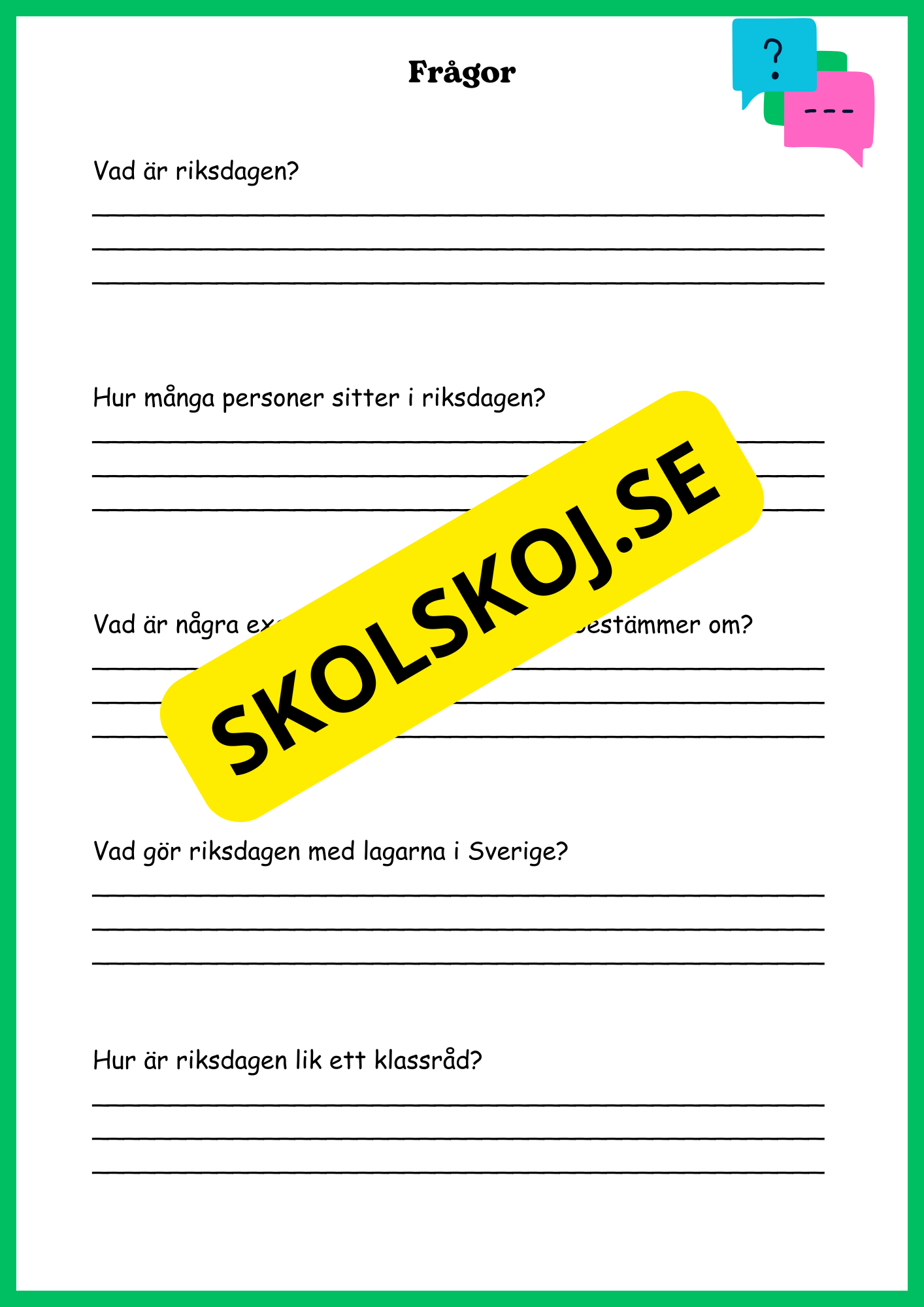 Så styrs Sverige – Enkla fakta om demokrati, val och makt