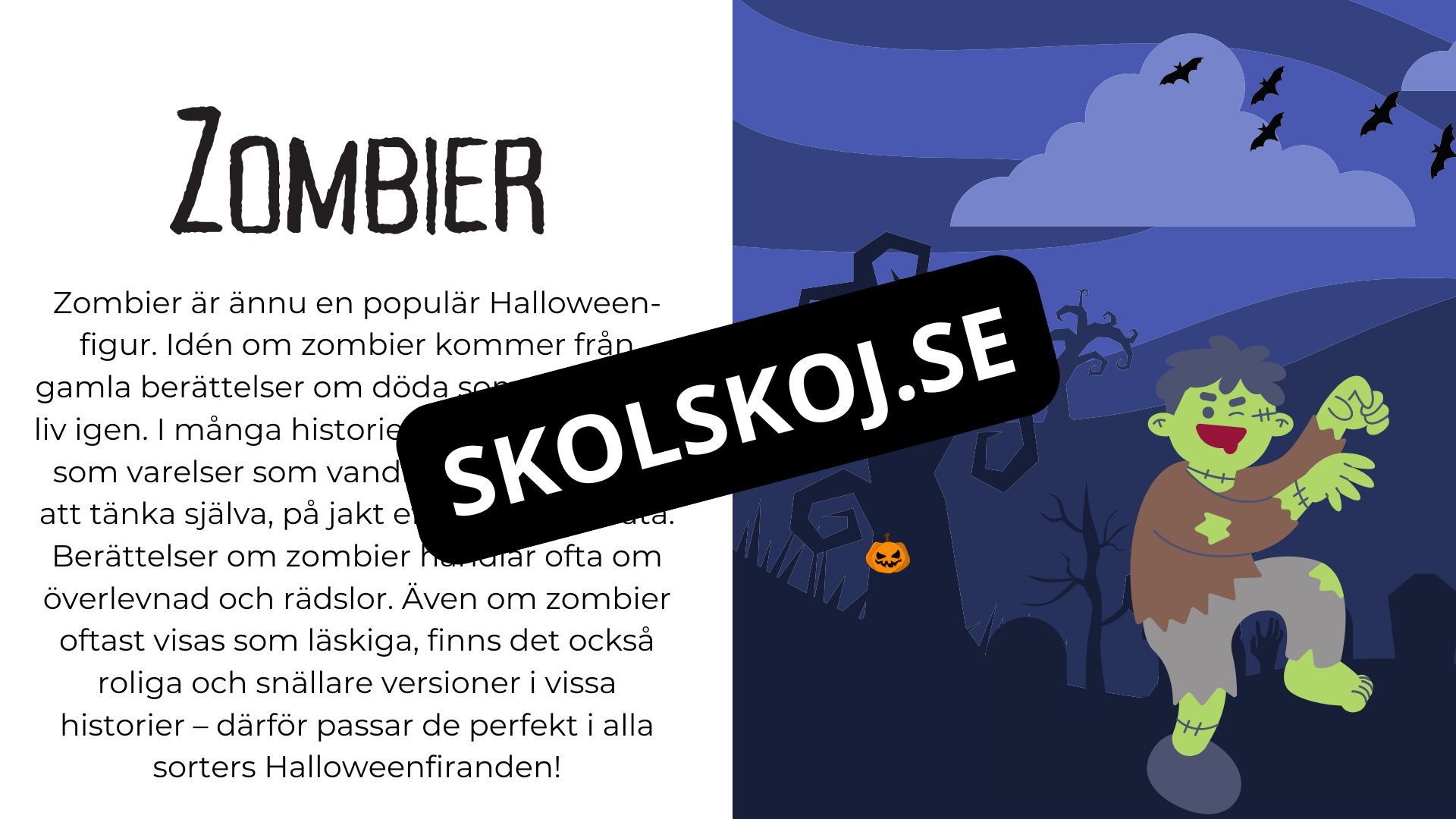 Klassiska figurer från Halloween