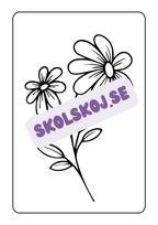 Blommor - Målarbok