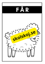 Djuren på bondgården - Prick till prick
