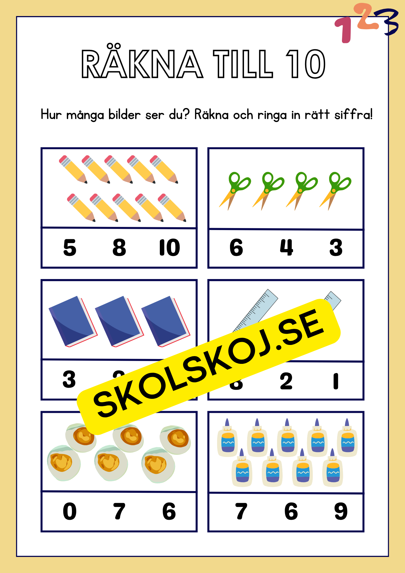 Räkna till 10