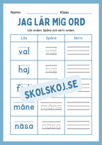 Jag lär mig ord - Häfte