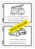 Min skrivbok - Tema fordon