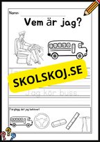 Vem är jag? Tema: Yrken