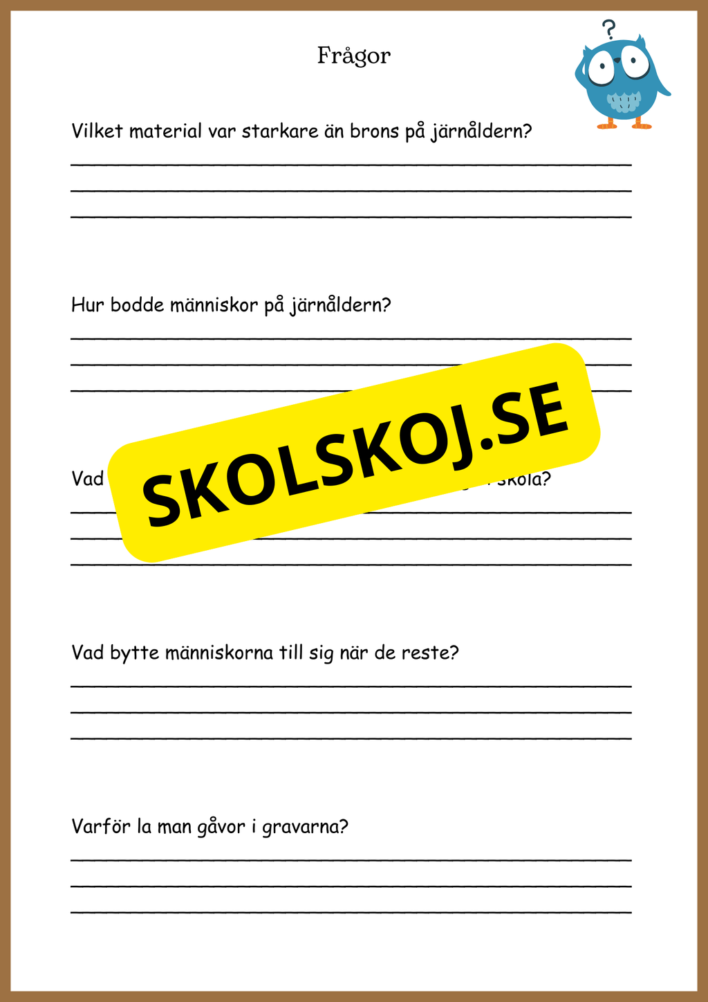 Från stenålder till vikingatid