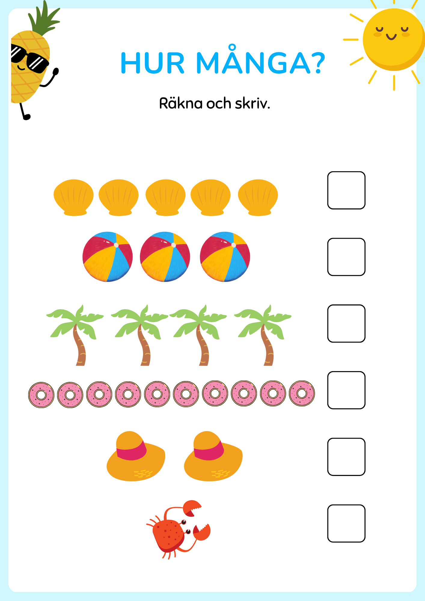 Min sommarbok - (33 sidor)