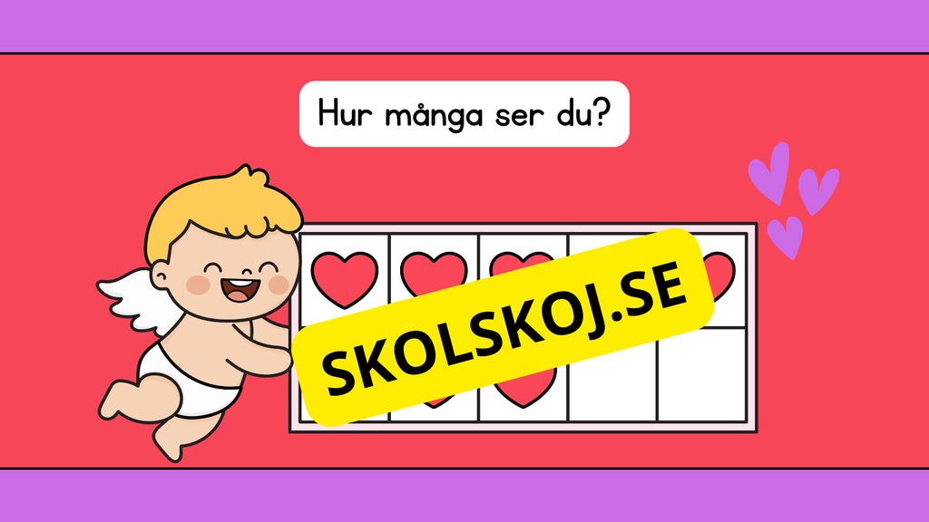 Jag lär mig räkna - Alla hjärtans dag