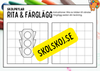 Rita och färglägg - Häfte