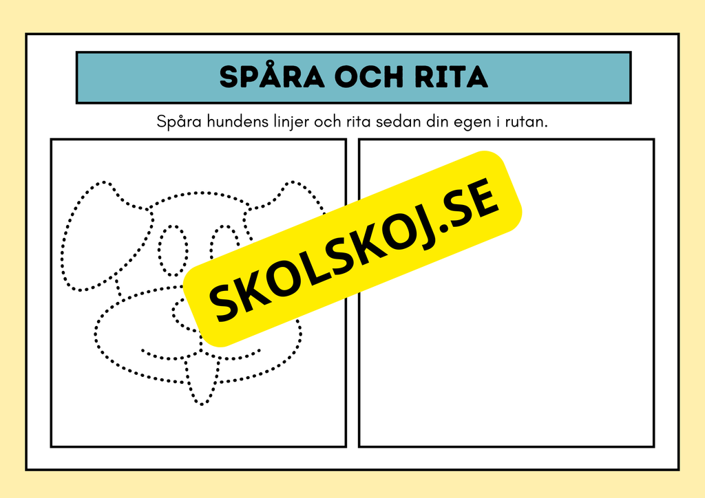 Spåra och rita - Häfte