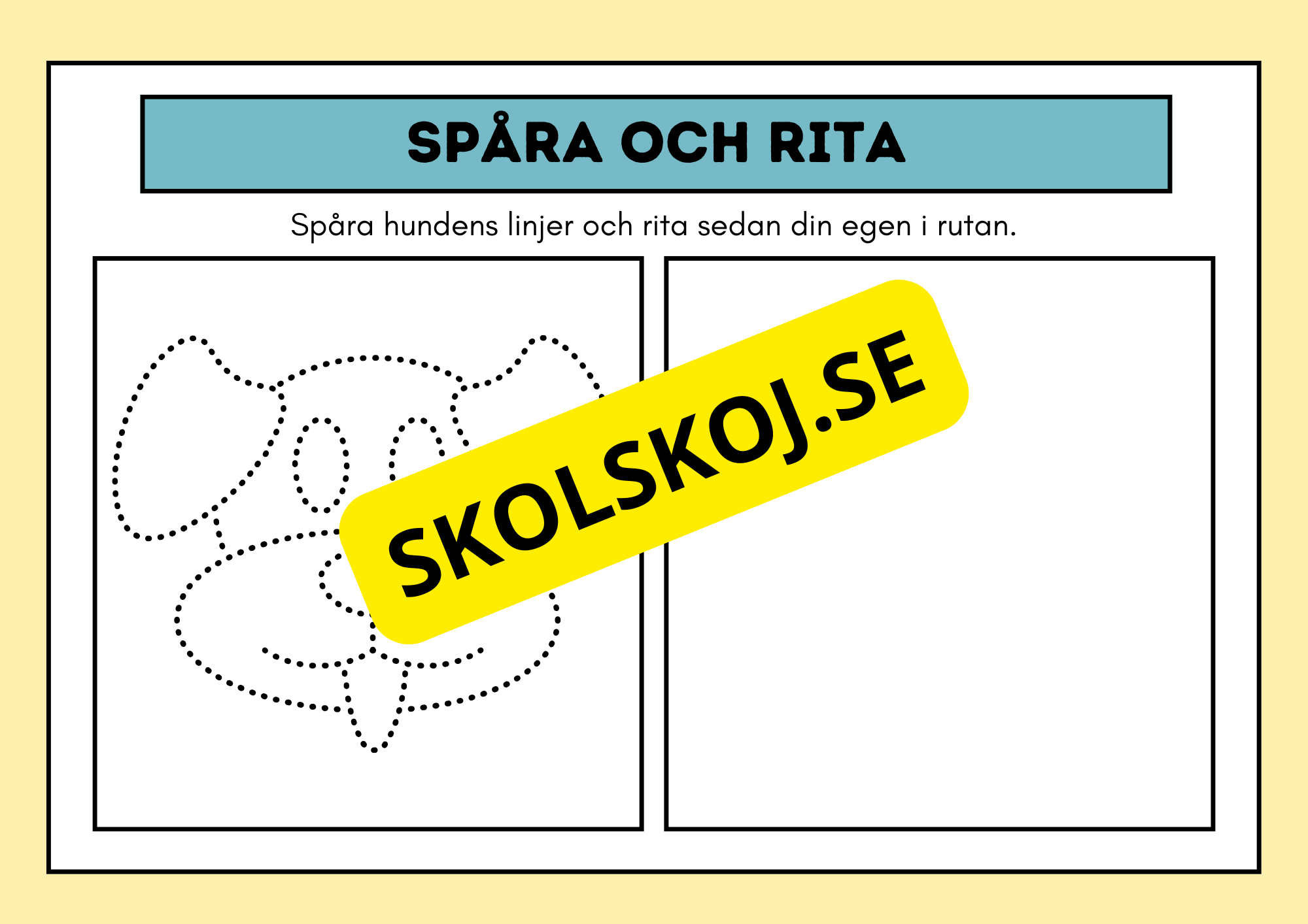Spåra och rita - Häfte