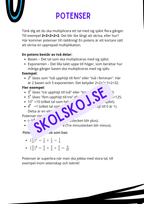 Mattemästaren - Taluppfattning och tals användning - Årskurs 7 - 9