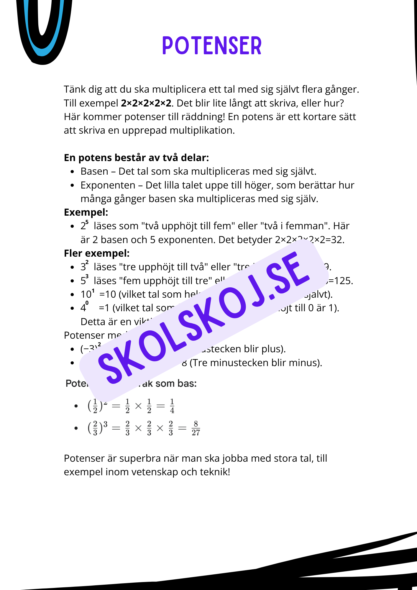 Mattemästaren - Taluppfattning och tals användning - Årskurs 7 - 9