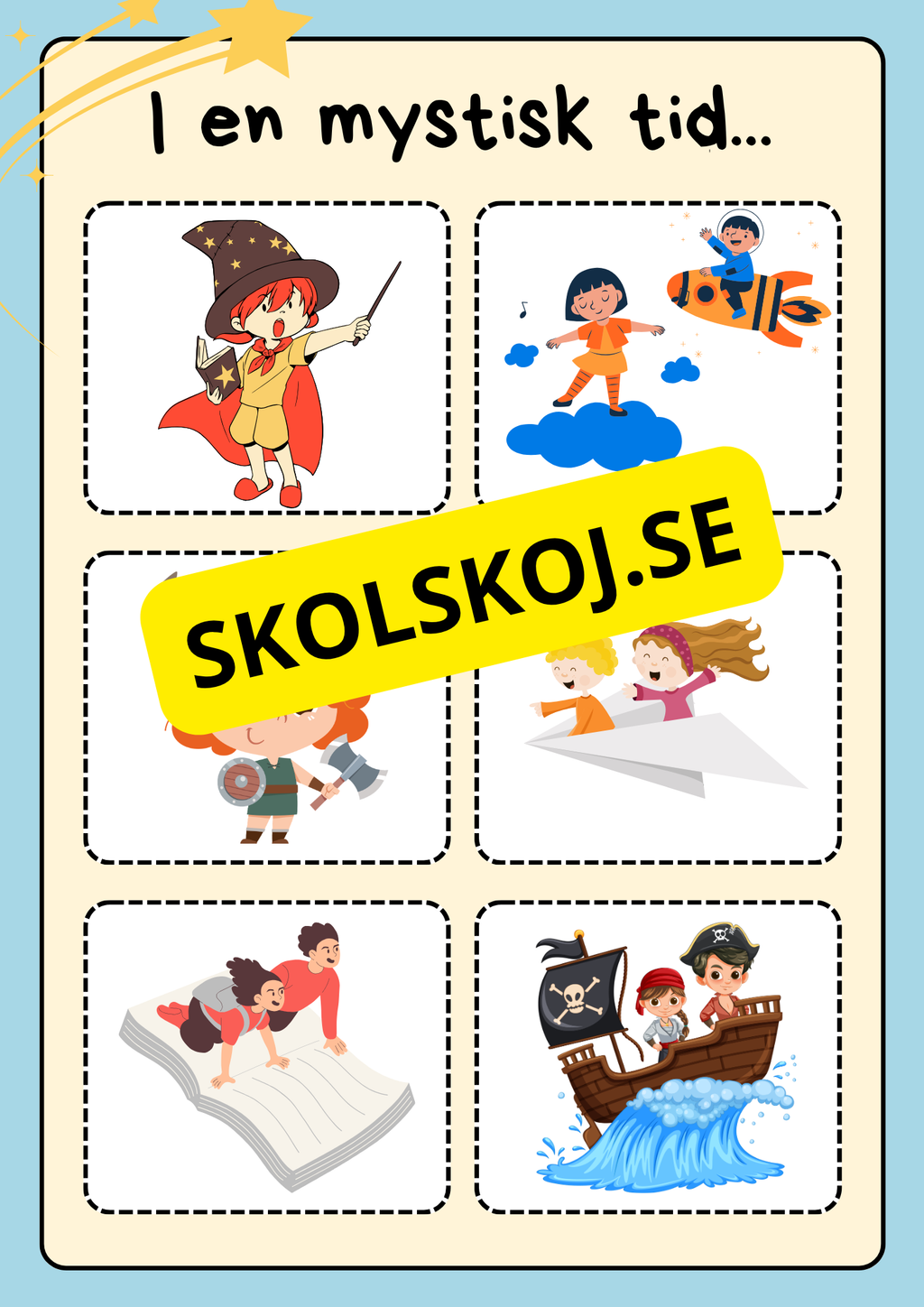 Sago- och berättarkort - Fsk - åk 3 (54 kort)