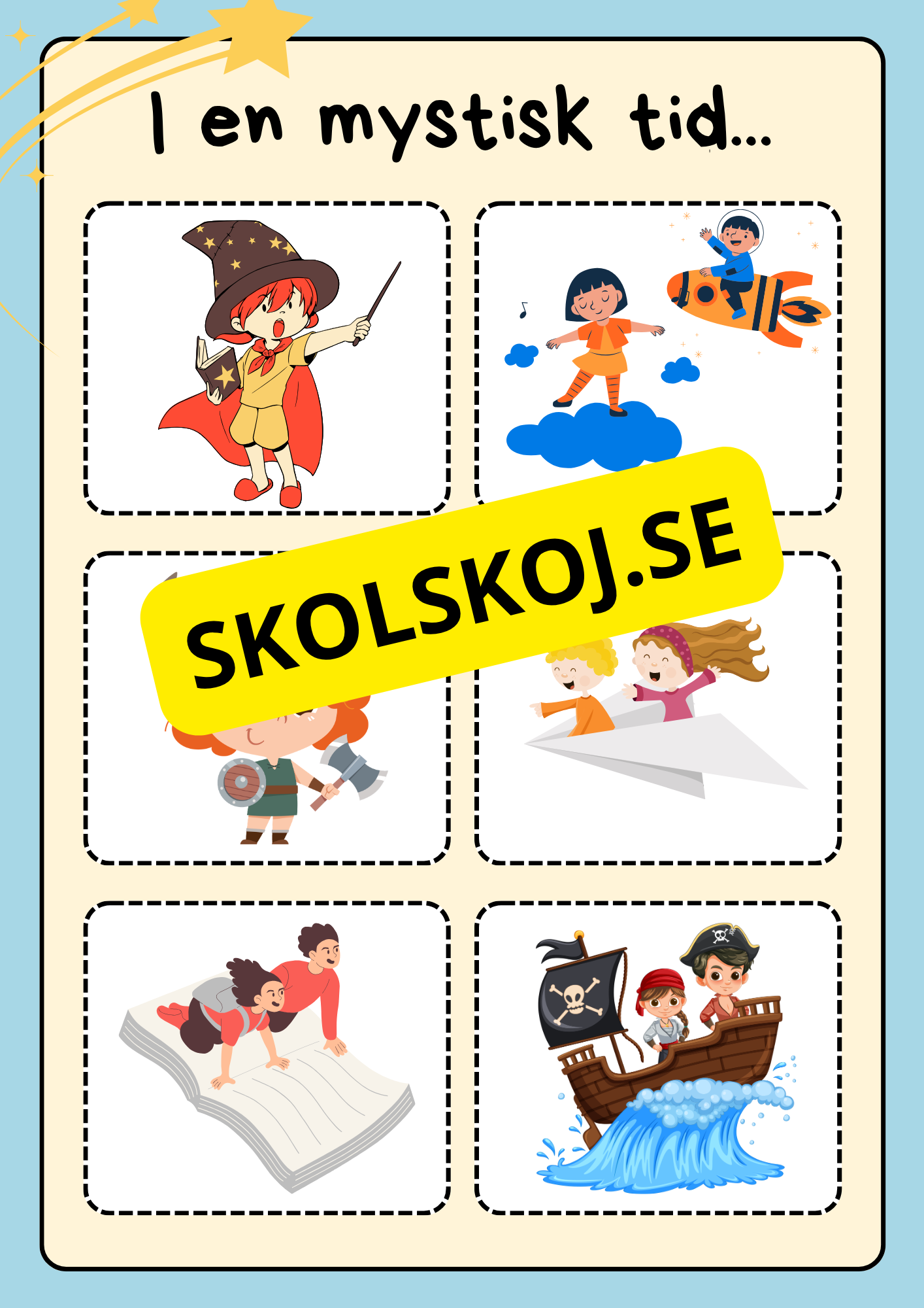 Sago- och berättarkort - Fsk - åk 3 (54 kort)