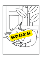 Söta katter - Målarbok.