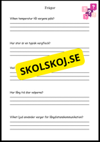 Sveriges landskapsdjur - Häfte - Årskurs 4 - 6 (17 sidor)
