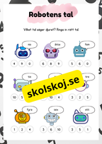 Jag lär mig räkna - 1- 10