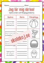 Häfte - Jag lär mig skriva
