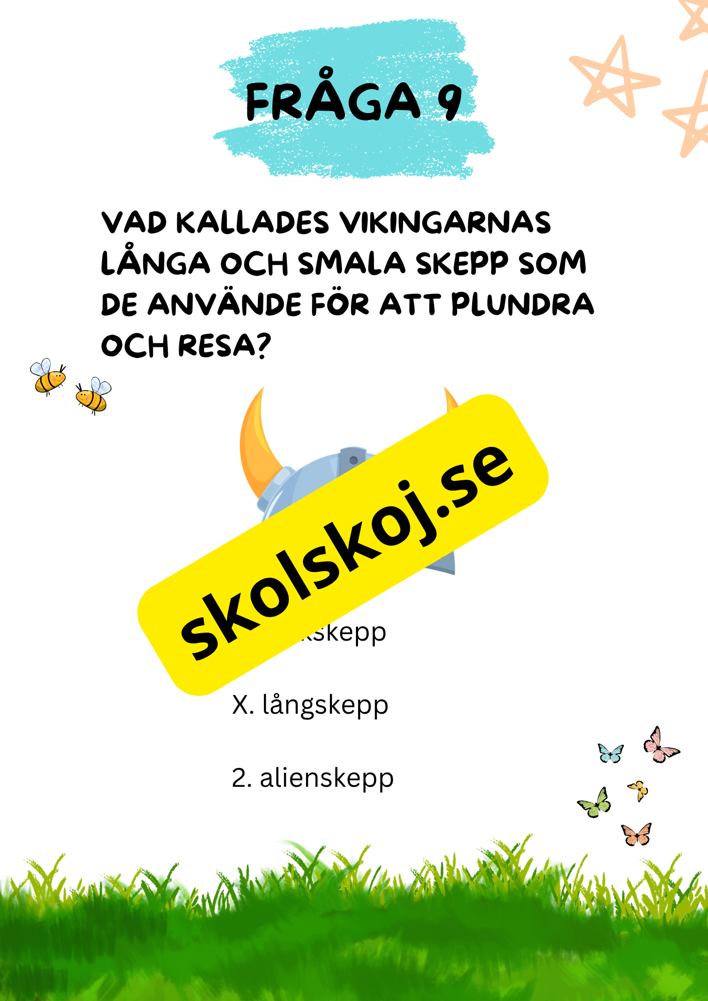 Tipspromenad - Årskurs 5 - Skolstart