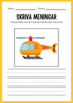 Fordon och färdmedel - Arbetsbok - Blandade uppgifter (24 sidor)