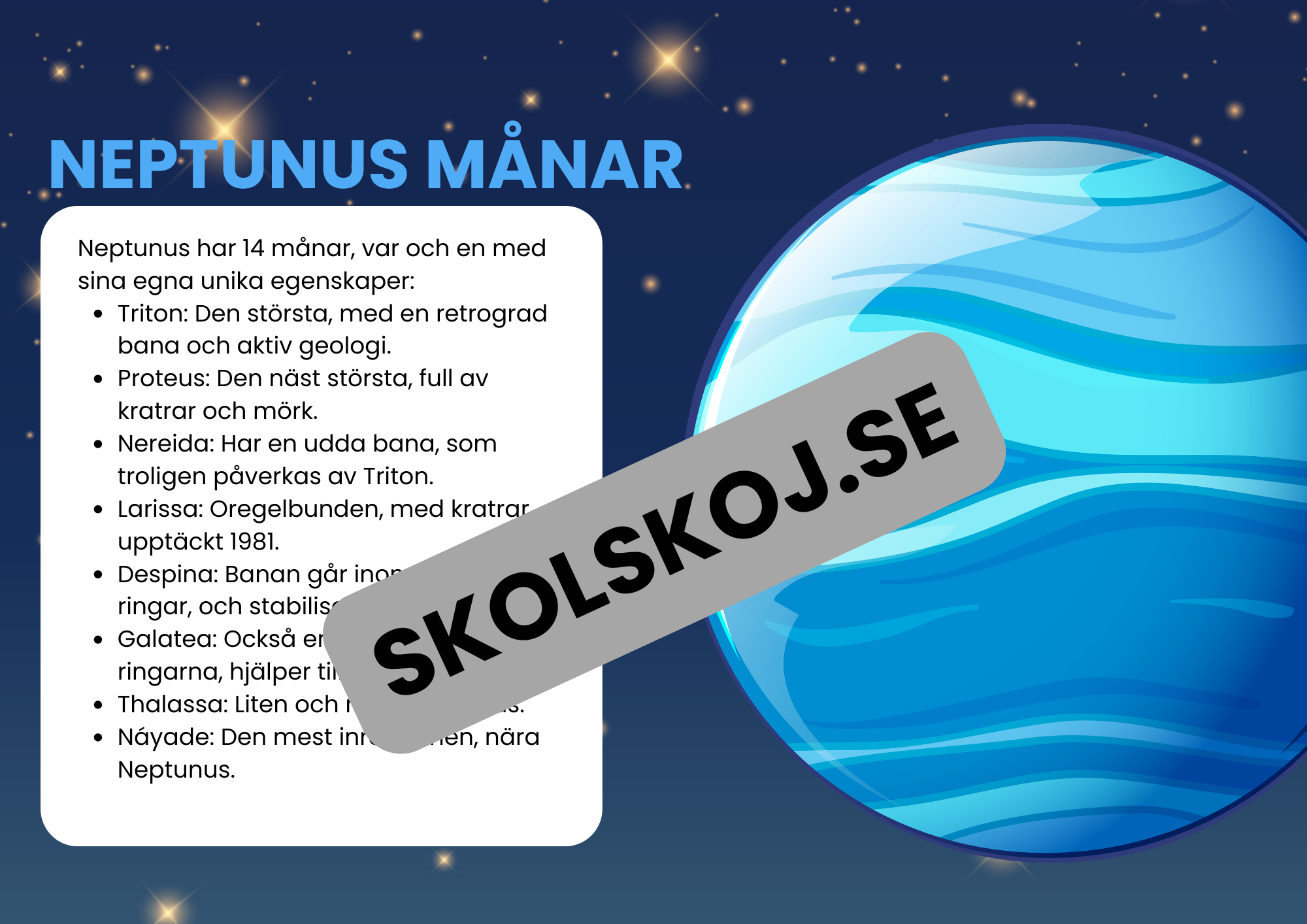 Neptunus - Den blå planeten