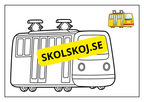 Fordon - Målarbok