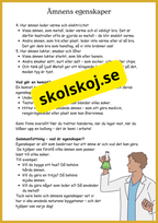 Kemins magiska värld - Fakta + frågor - Åk 4 - 6
