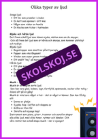 Ljud och ljus - En spännande upptäcktsresa - Årskurs 4 - 6