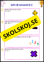 Inför NP matematik årskurs 3