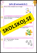 Inför NP matematik årskurs 3