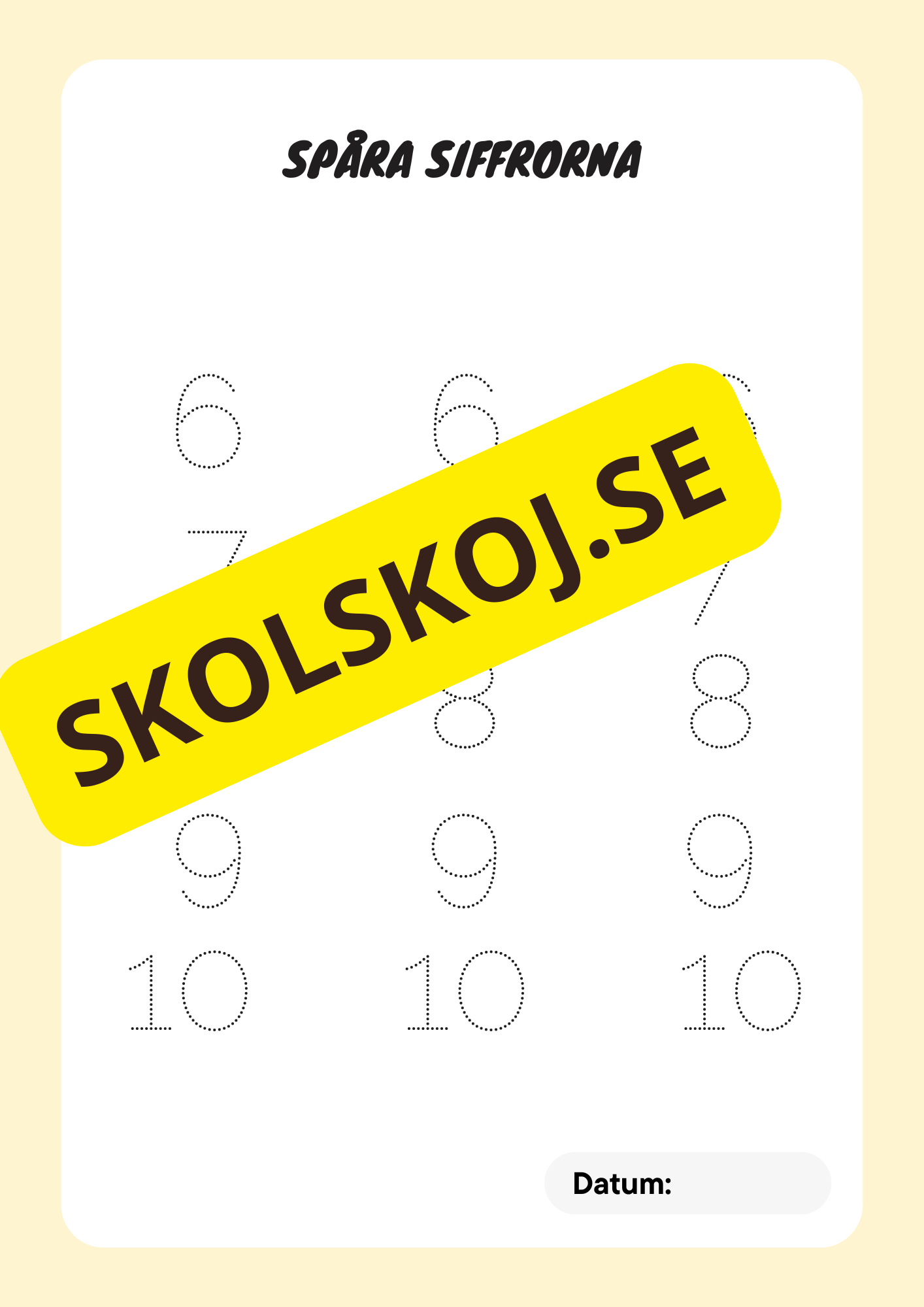 Matteäventyr – Arbetsbok för förskolan