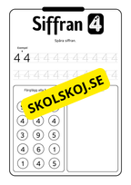 Jag lär mig siffror 0 - 10