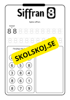 Jag lär mig siffror 0 - 10
