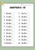 Addition 0 - 10