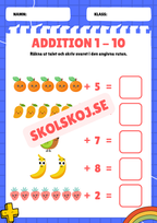 Addition 1 - 20 - Häfte